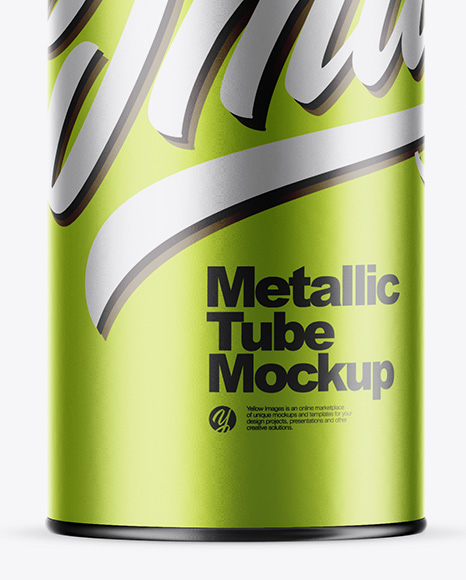 Metallic Tube Mockup