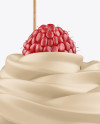 Cupcake With Raspberry Mockup