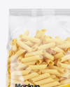 Penne Rigate Pasta Mockup - Front View