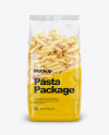 Penne Rigate Pasta Mockup - Front View