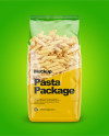 Penne Rigate Pasta Mockup - Front View