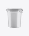 Glossy Plastic Cup Mockup - Front View (High-Ange Shot) Glossy Plastic Cup Mockup - Front View (High-Ange Shot)