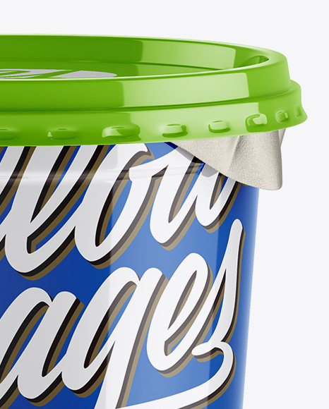 Glossy Plastic Cup Mockup - Front View (High-Ange Shot) Glossy Plastic Cup Mockup - Front View (High-Ange Shot)