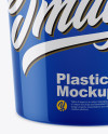 Glossy Plastic Cup Mockup - Front View (High-Ange Shot) Glossy Plastic Cup Mockup - Front View (High-Ange Shot)