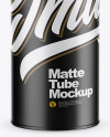 Matte Tube Mockup - High-Angle Shot