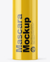 Glossy Mascara Tube Mockup