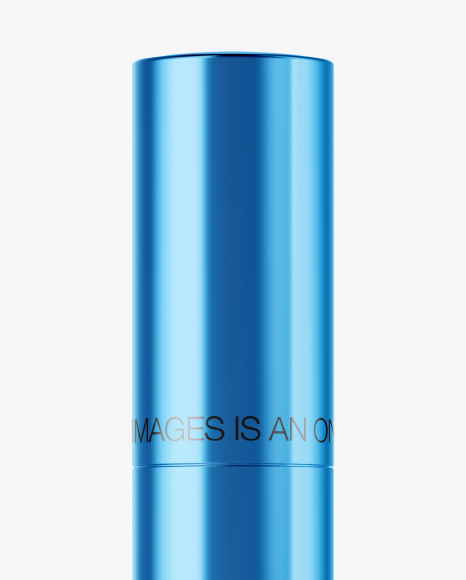 Metallic Mascara Tube Mockup