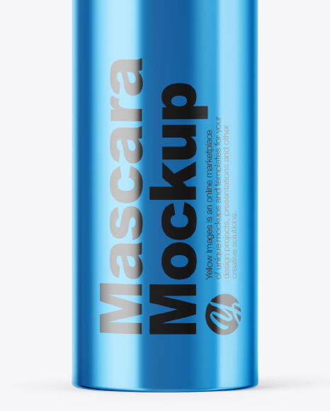 Metallic Mascara Tube Mockup