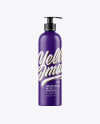 Matte Shower Gel Bottle Mockup
