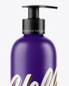 Matte Shower Gel Bottle Mockup