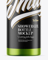 Matte Metallic Shower Gel Bottle Mockup