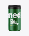 Matte Pills Bottle Mockup