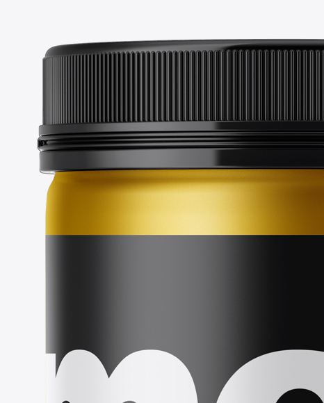 Matte Metallic Pills Bottle Mockup