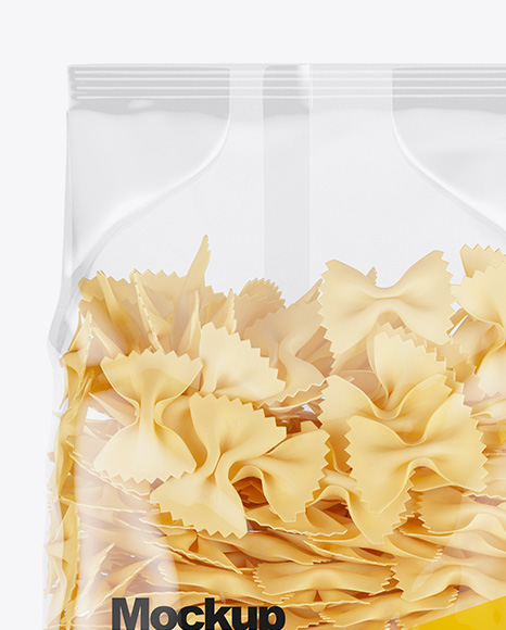 Farfalle Pasta Mockup - Front View