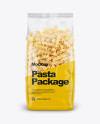 Fusilli Pasta Mockup - Front View