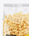 Fusilli Pasta Mockup - Front View