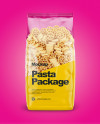 Ruote Pasta Mockup - Front View