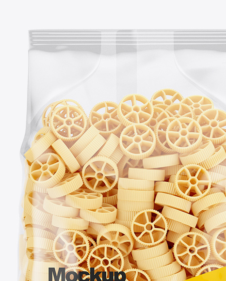 Ruote Pasta Mockup - Front View