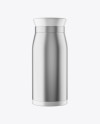 Metallic Thermo Flask Bottle Mockup