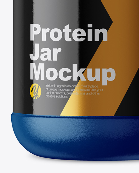 Protein Jar Mockup