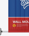 Wall Mounted Banner Mockup - Front View