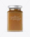 Glass Jar w/ Pure Raw Honey Mockup