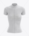 Women’s Cycling Jersey Mockup (Front View)