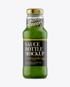 Pesto Glass Bottle Mockup Pesto Glass Bottle Mockup