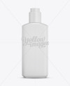 Matte Plastic Cosmetic Bottle Mockup