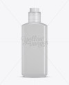 Frosted Plastic Cosmetic Bottle Mockup