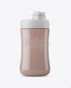 Protein Cocktail Filled Reusable Water Bottle w/ Matte Cap Mockup