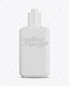 Glossy Plastic Cosmetic Bottle Mockup