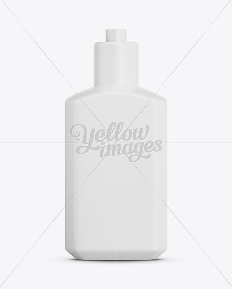 Matte Plastic Cosmetic Bottle Mockup