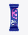 Matte Snack Bar Mockup - Front View