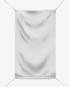 Glossy Vinyl Banner Mockup - Front View