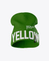 Beanie Hat Mockup - Front View