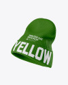 Beanie Hat Mockup - Half Side View