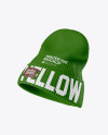 Beanie Hat Mockup - Half Side View