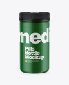 Matte Pills Bottle Mockup - High-Angle Shot