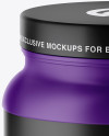 Matte Protein Jar Mockup - High-Angle Shot