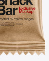 Kraft Snack Bar Mockup - Front View