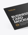 Textured Business Card Mockup