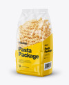 Fusilli Pasta Mockup - Half Side View