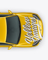 Luxury Crossover 5-doors Mockup - Top View