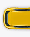 Luxury Crossover 5-doors Mockup - Top View