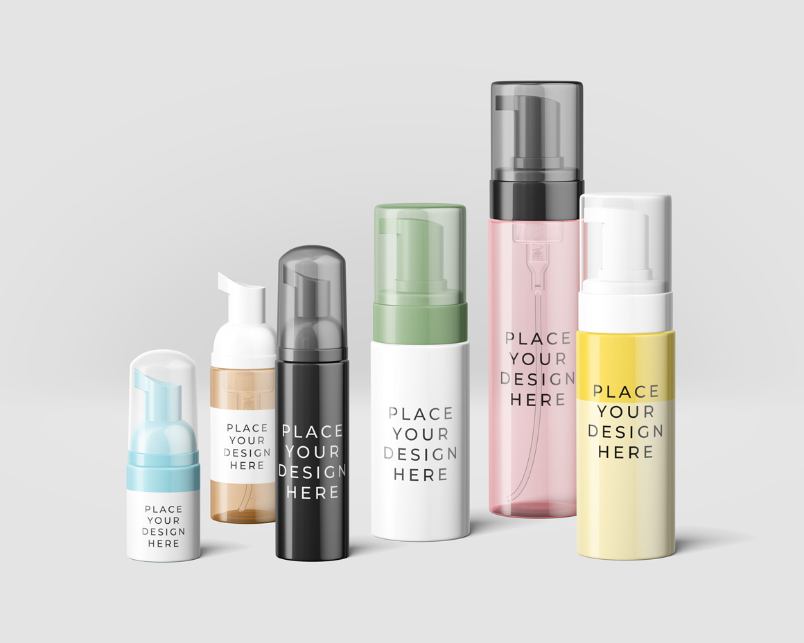 Cosmetic Bottles Mockup Vol.6