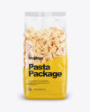 Fiocchi Rigati Pasta Mockup - Front View