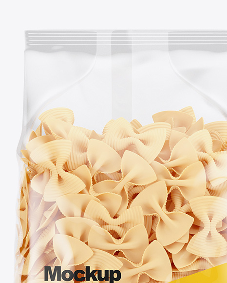 Fiocchi Rigati Pasta Mockup - Front View