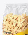 Fiocchi Rigati Pasta Mockup - Half Side View