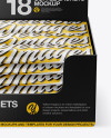 18 Coffee Sachets Mockup - Front View